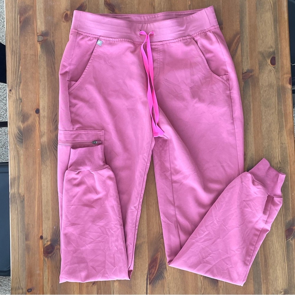 Figs Pink Track Pants